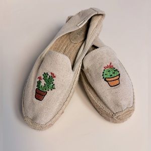 Soludos espadrilles with cactus embroidery